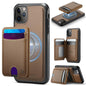JEEHOOD J10 Flip Card Bag MagSafe Split RFID Leather Phone Case, For iPhone 12 Pro, For iPhone 11 Pro Max, For iPhone 11, For iPhone 11 Pro