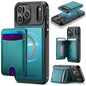 JEEHOOD J10 Flip Card Bag MagSafe Split RFID Leather Phone Case, For iPhone 18 Pro, For iPhone 18 Pro Max, For iPhone 17e / 16e, For iPhone 17 Pro Max