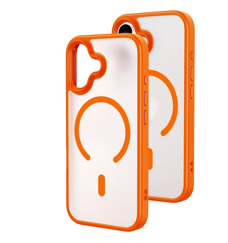 Oil-spray Skin Feel MagSafe PC Hybrid TPU Phone Case, For iPhone 17 Pro Max, For iPhone 17 Pro, For iPhone 17