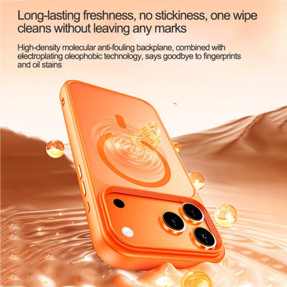Oil-spray Skin Feel MagSafe PC Hybrid TPU Phone Case, For iPhone 17 Pro Max, For iPhone 17 Pro, For iPhone 17