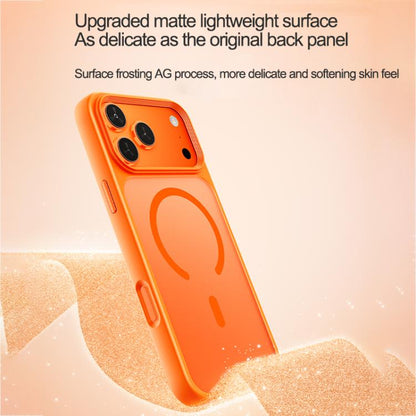 Oil-spray Skin Feel MagSafe PC Hybrid TPU Phone Case, For iPhone 17 Pro Max, For iPhone 17 Pro, For iPhone 17