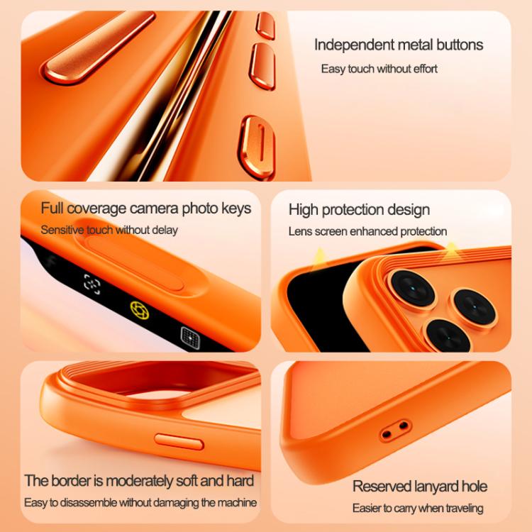 Oil-spray Skin Feel MagSafe PC Hybrid TPU Phone Case, For iPhone 17 Pro Max, For iPhone 17 Pro, For iPhone 17