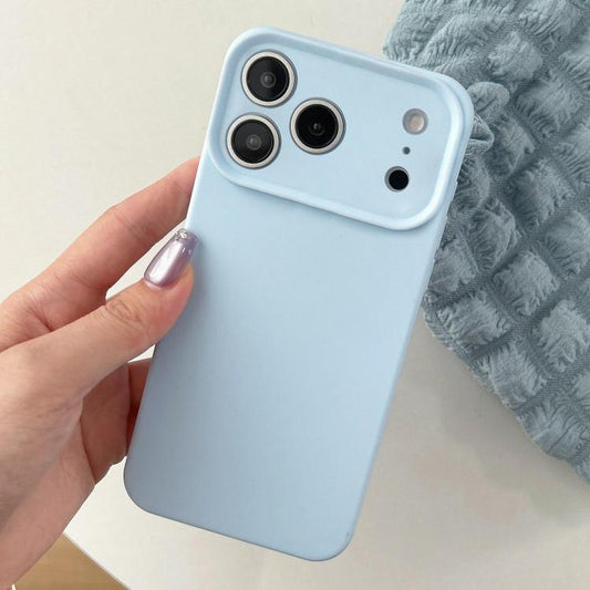 Precision Hole Camera Frame Solid Color Phone Case, For iPhone 17 Pro Max, For iPhone 17 Pro, For iPhone 17, For iPhone Air
