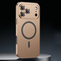 Spring Buckle MagSafe Magnetic Metal Phone Case, For iPhone 17 Pro Max, For iPhone 17 Pro, For iPhone 17, For iPhone Air