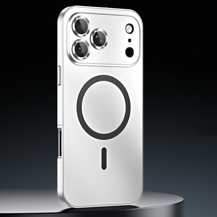 Spring Buckle MagSafe Magnetic Metal Phone Case, For iPhone 17 Pro Max, For iPhone 17 Pro, For iPhone 17, For iPhone Air