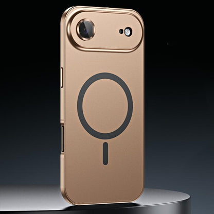 Spring Buckle MagSafe Magnetic Metal Phone Case, For iPhone 17 Pro Max, For iPhone 17 Pro, For iPhone 17, For iPhone Air