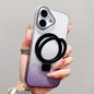 Transparent Gradient Metal Ring Holder MagSafe Phone Case, For iPhone 18 Pro / 17 Pro, For iPhone 18 Pro Max / 17 Pro Max, For iPhone 17, For iPhone Air