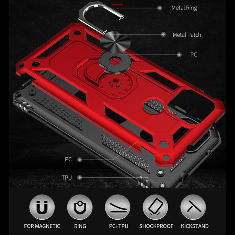 Shockproof TPU + PC Protective Case with 360 Degree Rotating Holder