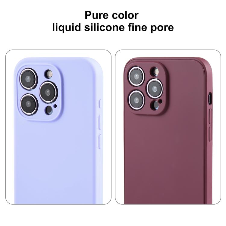 Pure Color Liquid Silicone Fine Pore Phone Case, For iPhone 17