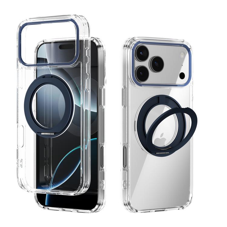 ABEEL MagSafe Q-LUCK Pivot Bracket Transparent Phone Case, For iPhone 18 Pro / 17 Pro, For iPhone 18 Pro Max / 17 Pro Max, For iPhone 17, For iPhone Air