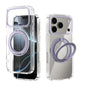 ABEEL MagSafe Q-LUCK Pivot Bracket Transparent Phone Case, For iPhone 18 Pro / 17 Pro, For iPhone 18 Pro Max / 17 Pro Max, For iPhone 17, For iPhone Air