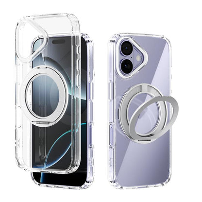 ABEEL MagSafe Q-LUCK Pivot Bracket Transparent Phone Case, For iPhone 18 Pro / 17 Pro, For iPhone 18 Pro Max / 17 Pro Max, For iPhone 17, For iPhone Air