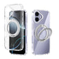 ABEEL MagSafe Q-LUCK Pivot Bracket Transparent Phone Case, For iPhone 18 Pro / 17 Pro, For iPhone 18 Pro Max / 17 Pro Max, For iPhone 17, For iPhone Air