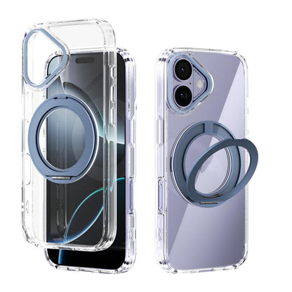 ABEEL MagSafe Q-LUCK Pivot Bracket Transparent Phone Case, For iPhone 18 Pro / 17 Pro, For iPhone 18 Pro Max / 17 Pro Max, For iPhone 17, For iPhone Air