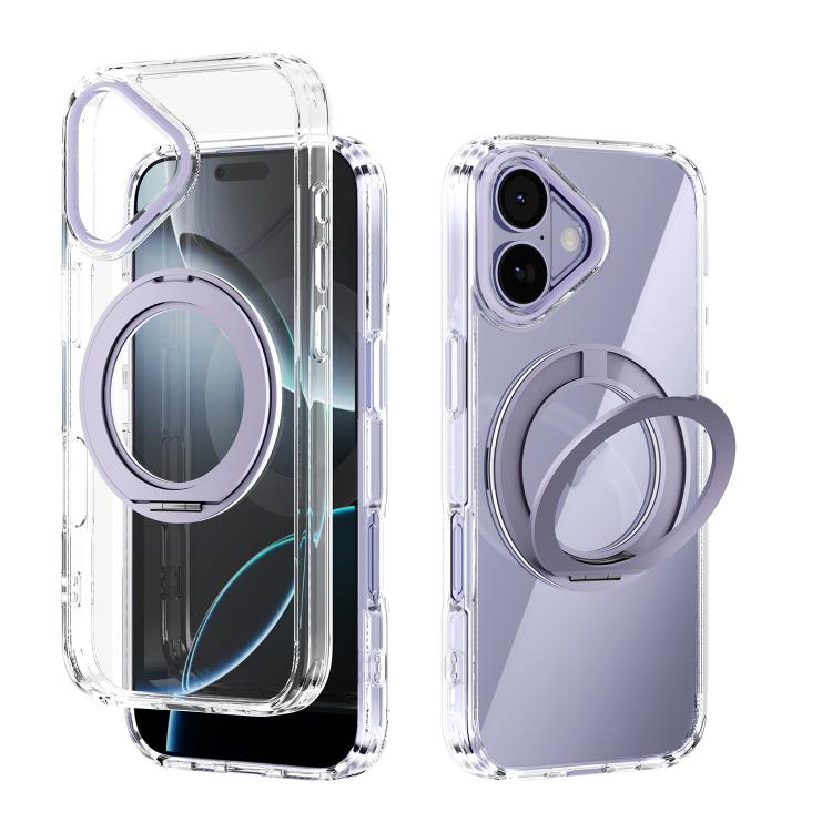 ABEEL MagSafe Q-LUCK Pivot Bracket Transparent Phone Case, For iPhone 18 Pro / 17 Pro, For iPhone 18 Pro Max / 17 Pro Max, For iPhone 17, For iPhone Air