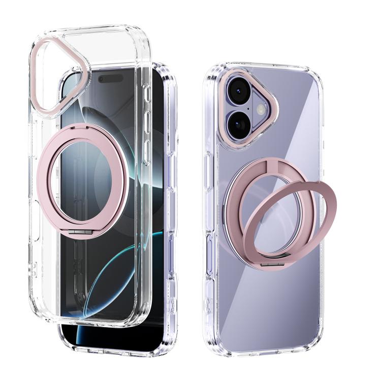ABEEL MagSafe Q-LUCK Pivot Bracket Transparent Phone Case, For iPhone 18 Pro / 17 Pro, For iPhone 18 Pro Max / 17 Pro Max, For iPhone 17, For iPhone Air