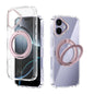 ABEEL MagSafe Q-LUCK Pivot Bracket Transparent Phone Case, For iPhone 18 Pro / 17 Pro, For iPhone 18 Pro Max / 17 Pro Max, For iPhone 17, For iPhone Air