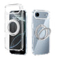 ABEEL MagSafe Q-LUCK Pivot Bracket Transparent Phone Case, For iPhone 18 Pro / 17 Pro, For iPhone 18 Pro Max / 17 Pro Max, For iPhone 17, For iPhone Air