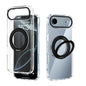 ABEEL MagSafe Q-LUCK Pivot Bracket Transparent Phone Case, For iPhone 18 Pro / 17 Pro, For iPhone 18 Pro Max / 17 Pro Max, For iPhone 17, For iPhone Air