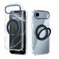 ABEEL MagSafe Q-LUCK Pivot Bracket Transparent Phone Case, For iPhone 18 Pro / 17 Pro, For iPhone 18 Pro Max / 17 Pro Max, For iPhone 17, For iPhone Air