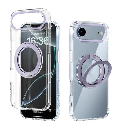 ABEEL MagSafe Q-LUCK Pivot Bracket Transparent Phone Case, For iPhone 18 Pro / 17 Pro, For iPhone 18 Pro Max / 17 Pro Max, For iPhone 17, For iPhone Air