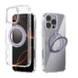 ABEEL MagSafe Q-LUCK Pivot Bracket Transparent Phone Case, For iPhone 16 Pro Max, For iPhone 16 Pro, For iPhone 16 Plus, For iPhone 16
