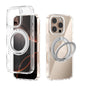 ABEEL MagSafe Q-LUCK Pivot Bracket Transparent Phone Case, For iPhone 16 Pro Max, For iPhone 16 Pro, For iPhone 16 Plus, For iPhone 16