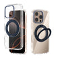 ABEEL MagSafe Q-LUCK Pivot Bracket Transparent Phone Case, For iPhone 16 Pro Max, For iPhone 16 Pro, For iPhone 16 Plus, For iPhone 16