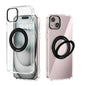 ABEEL MagSafe Q-LUCK Pivot Bracket Transparent Phone Case, For iPhone 14 Plus, For iPhone 14, For iPhone 14 Pro, For iPhone 14 Pro Max