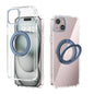 ABEEL MagSafe Q-LUCK Pivot Bracket Transparent Phone Case, For iPhone 14 Plus, For iPhone 14, For iPhone 14 Pro, For iPhone 14 Pro Max