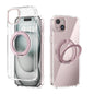 ABEEL MagSafe Q-LUCK Pivot Bracket Transparent Phone Case, For iPhone 14 Plus, For iPhone 14, For iPhone 14 Pro, For iPhone 14 Pro Max