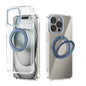 ABEEL MagSafe Q-LUCK Pivot Bracket Transparent Phone Case, For iPhone 13 Pro Max, For iPhone 13 Pro, For iPhone 13