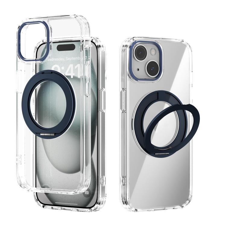 ABEEL MagSafe Q-LUCK Pivot Bracket Transparent Phone Case, For iPhone 13 Pro Max, For iPhone 13 Pro, For iPhone 13