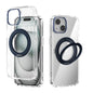 ABEEL MagSafe Q-LUCK Pivot Bracket Transparent Phone Case, For iPhone 13 Pro Max, For iPhone 13 Pro, For iPhone 13