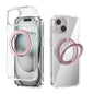 ABEEL MagSafe Q-LUCK Pivot Bracket Transparent Phone Case, For iPhone 13 Pro Max, For iPhone 13 Pro, For iPhone 13