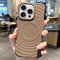 MagSafe Magnetic Ring Texture TPU Phone Case, For iPhone 18 Pro / 17 Pro, For iPhone 18 Pro Max / 17 Pro Max, For iPhone 17, For iPhone 16 Pro Max, For iPhone 16 Pro