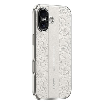 Cloud Dragon Pattern Plain Leather PC Phone Case, For iPhone 17 Pro Max, For iPhone 17 Pro, For iPhone 17, For iPhone Air, For iPhone 16 Pro Max, For iPhone 16 Pro