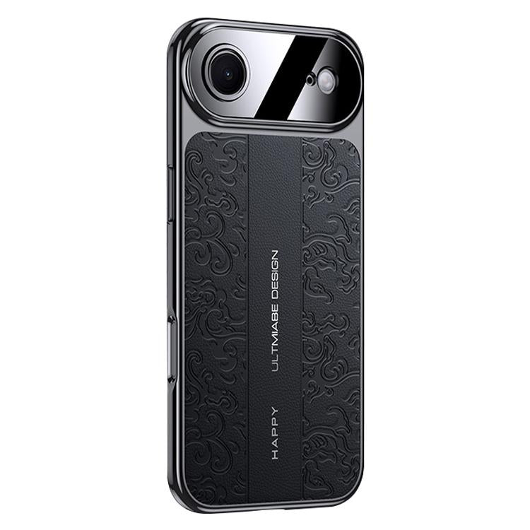 Cloud Dragon Pattern Plain Leather PC Phone Case, For iPhone 17 Pro Max, For iPhone 17 Pro, For iPhone 17, For iPhone Air, For iPhone 16 Pro Max, For iPhone 16 Pro
