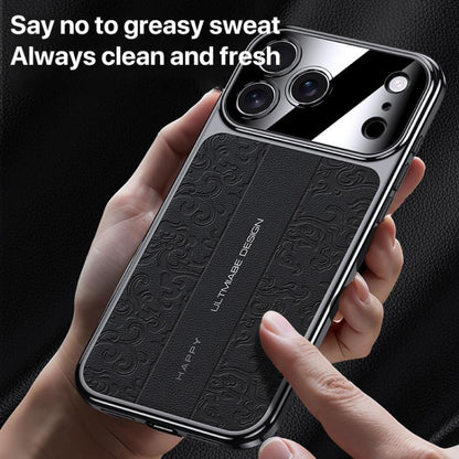 Cloud Dragon Pattern Plain Leather PC Phone Case, For iPhone 17 Pro Max, For iPhone 17 Pro, For iPhone 17, For iPhone Air, For iPhone 16 Pro Max, For iPhone 16 Pro
