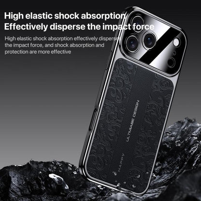 Cloud Dragon Pattern Plain Leather PC Phone Case, For iPhone 16, For iPhone 15 Pro Max, For iPhone 15 Pro, For iPhone 15, For iPhone 14, For iPhone 14 Pro
