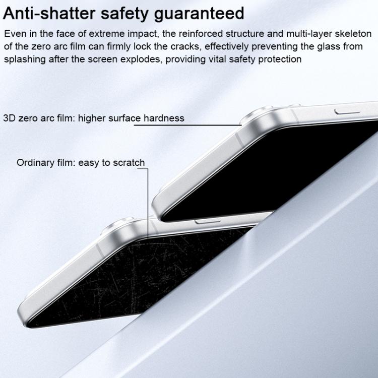 Benks Zero Curve Edge Privacy Tempered Screen Protector, For iPhone 17 Pro Max, For iPhone 17, For iPhone Air