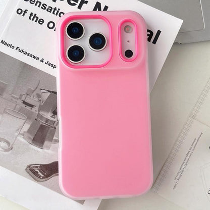 Jelly Color Matte Feel PC Hybrid TPU Phone Case, For iPhone 17 Pro Max, For iPhone 17 Pro