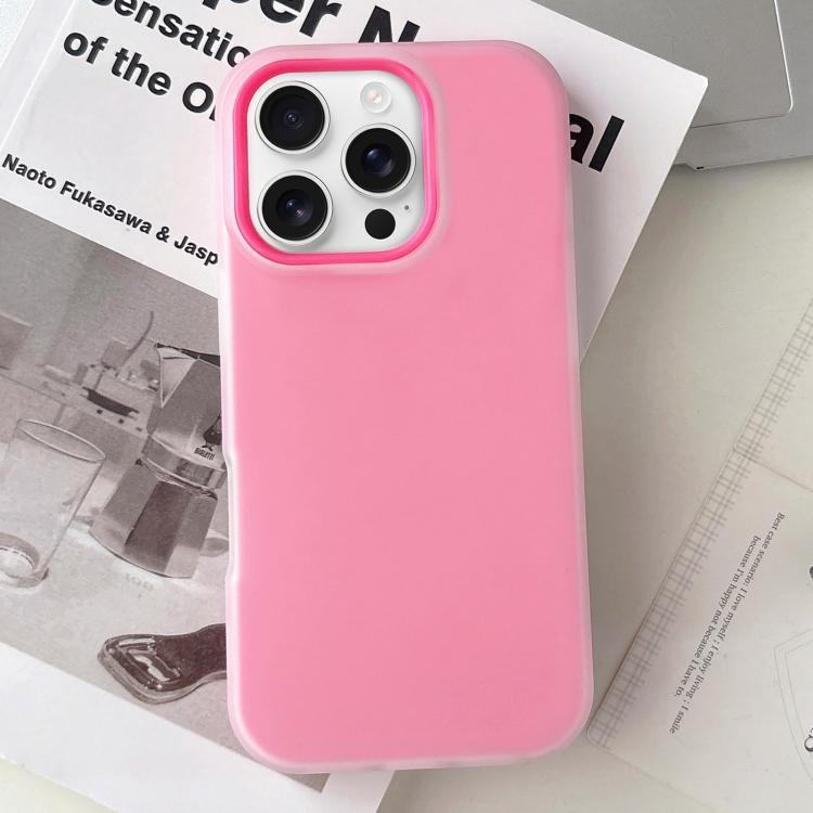 Jelly Color Matte Feel PC Hybrid TPU Phone Case, For iPhone 16 Pro Max, For iPhone 16 Pro