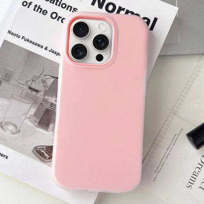Jelly Color Matte Feel PC Hybrid TPU Phone Case, For iPhone 15 Pro Max, For iPhone 15 Pro