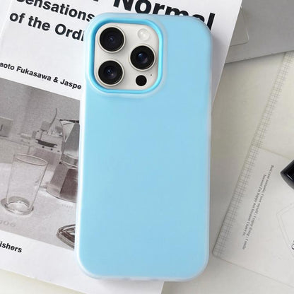 Jelly Color Matte Feel PC Hybrid TPU Phone Case, For iPhone 15 Pro Max, For iPhone 15 Pro
