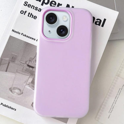 Jelly Color Matte Feel PC Hybrid TPU Phone Case, For iPhone 15 Plus, For iPhone 15