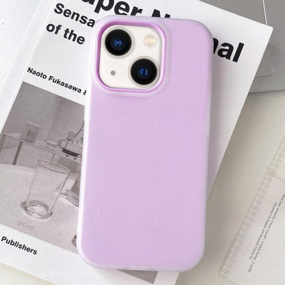 Jelly Color Matte Feel PC Hybrid TPU Phone Case, For iPhone 14 Plus, For iPhone 14
