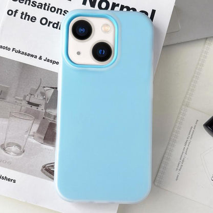Jelly Color Matte Feel PC Hybrid TPU Phone Case, For iPhone 14 Plus, For iPhone 14