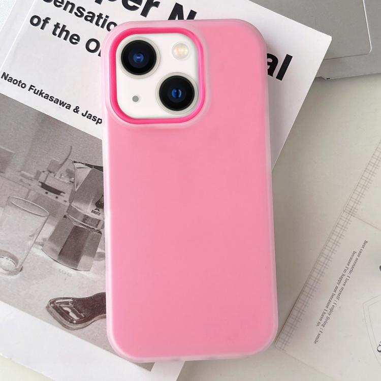 Jelly Color Matte Feel PC Hybrid TPU Phone Case, For iPhone 14 Plus, For iPhone 14
