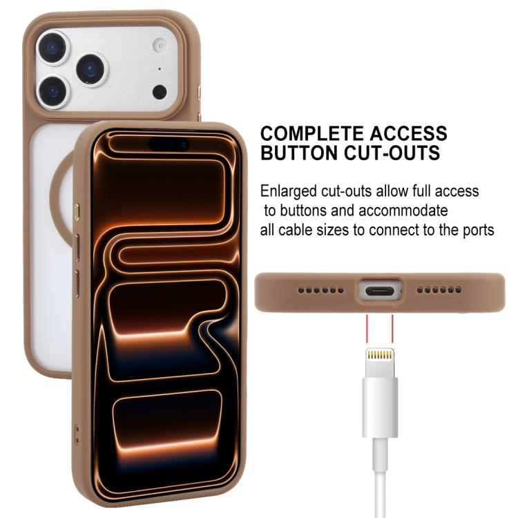 GEBEI Jazz Series Skin Feel Frosted MagSafe Phone Case, For iPhone 18 Pro / 17 Pro, For iPhone 18 Pro Max / 17 Pro Max, For iPhone 17, For iPhone Air